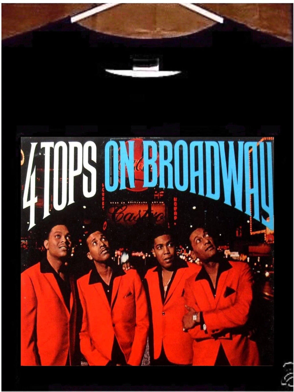 Four Tops  On Broadway Tee Shirt *READ DESC*