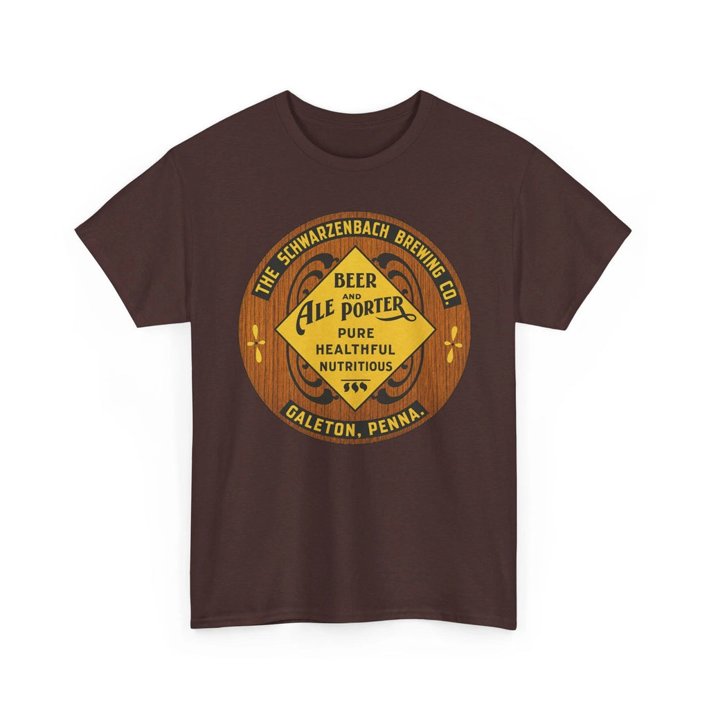 Schwarzenbach Brewing Co. Galeton PA Pre-Pro Ale & Beer Retro Breweriana T-Shirt