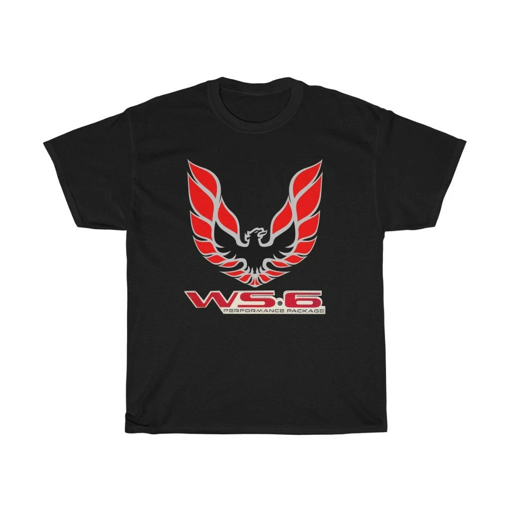Heavy Cotton T Shirt WS 6 Firebird Bird Trans Am Car Gift,hot Rod, Smokey