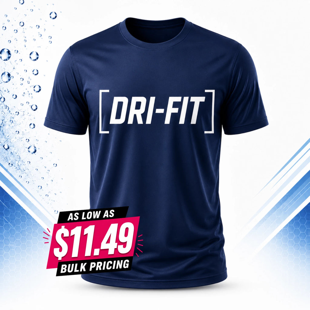 Wholesale Custom Dri Fit Shirts Bulk Team Performance Tee LOT Team Business