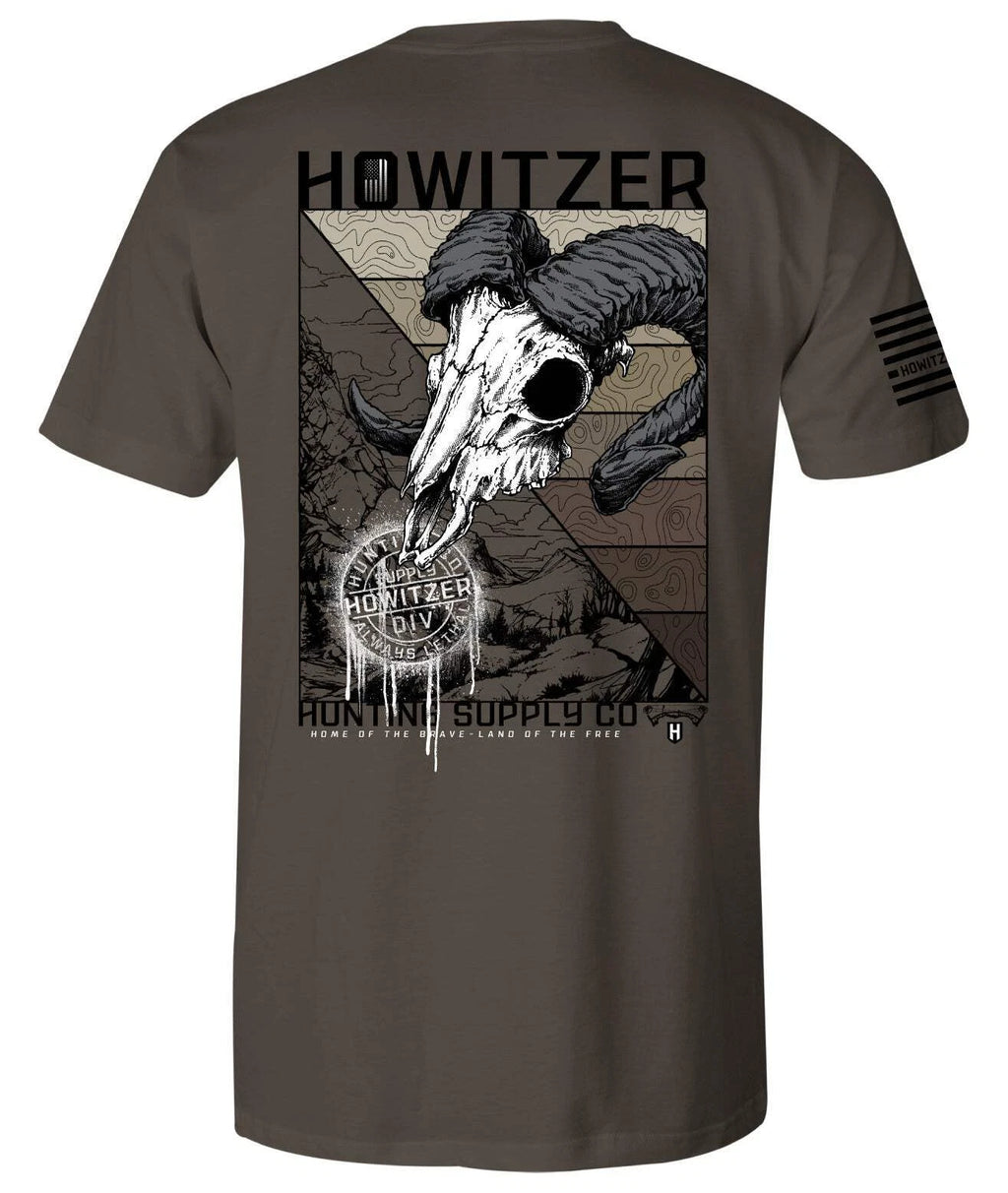 Howitzer Men's T-shirt Mountain Supply Military Grunt MFG