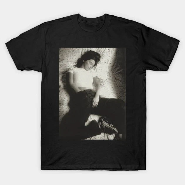 Retro Style Bjork Lonely Tee Shirt Cotton Black Unisex