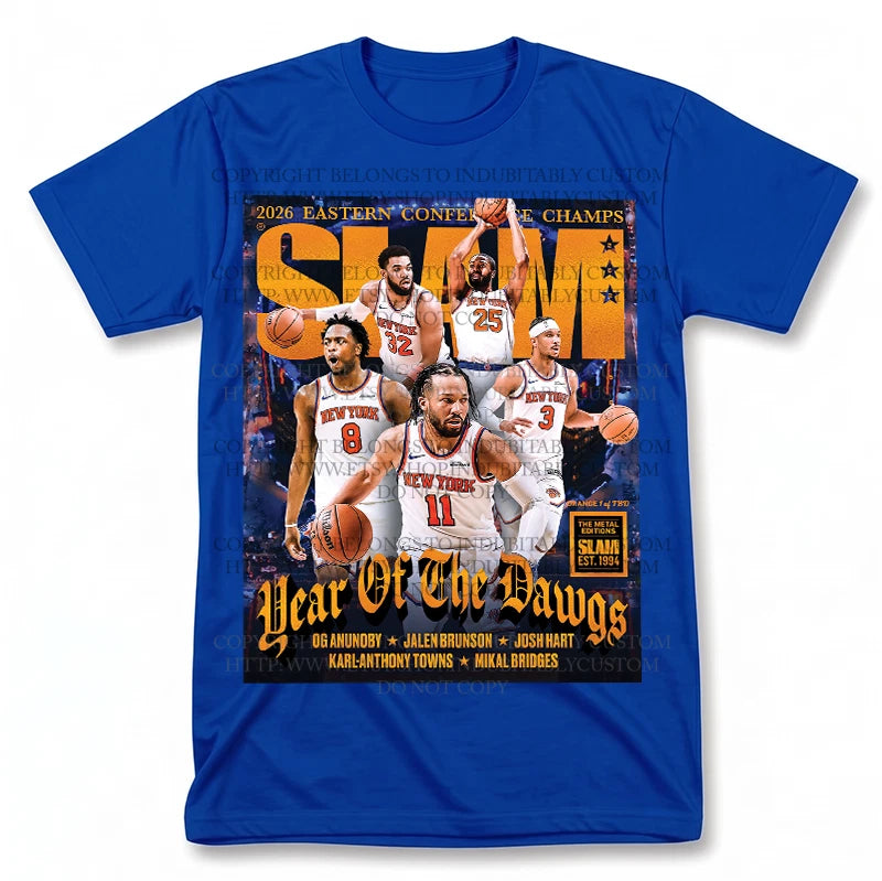Jalen Brunson Karl Anthony Towns New York Graphic T Shirt Vintage Style Tees