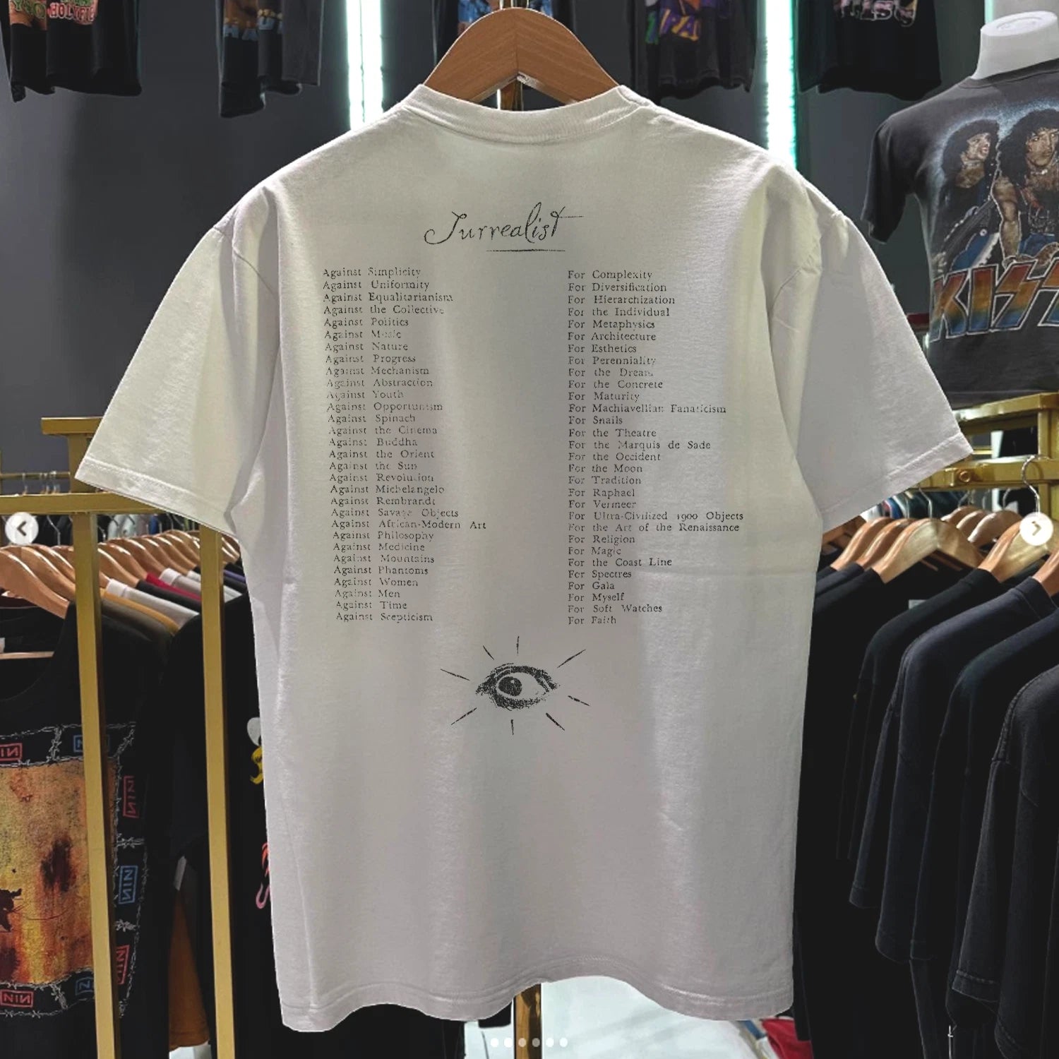 80S Dali Dreamstate Classic T-Shirt White XL