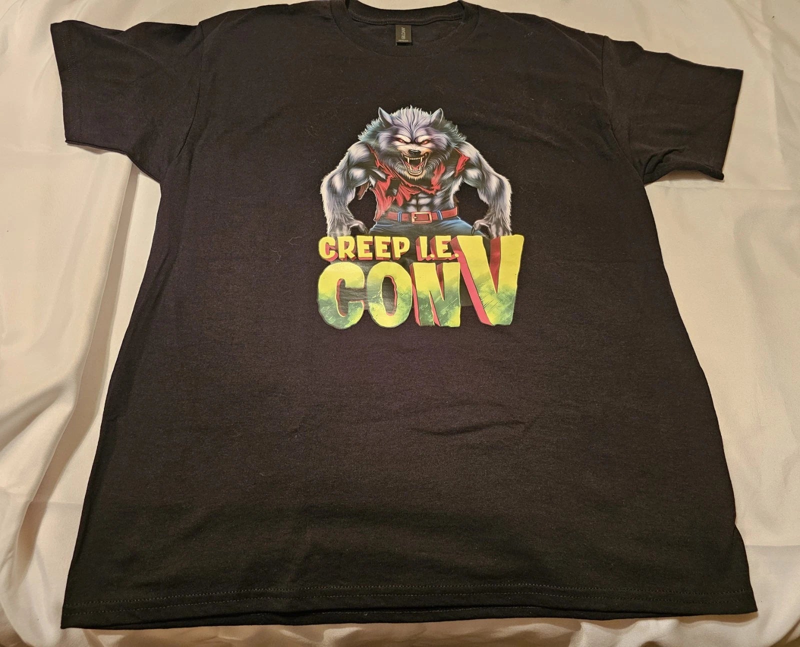 2026 Creep I.E. Con V Werewolf VIP Shirt - Adult Size Large