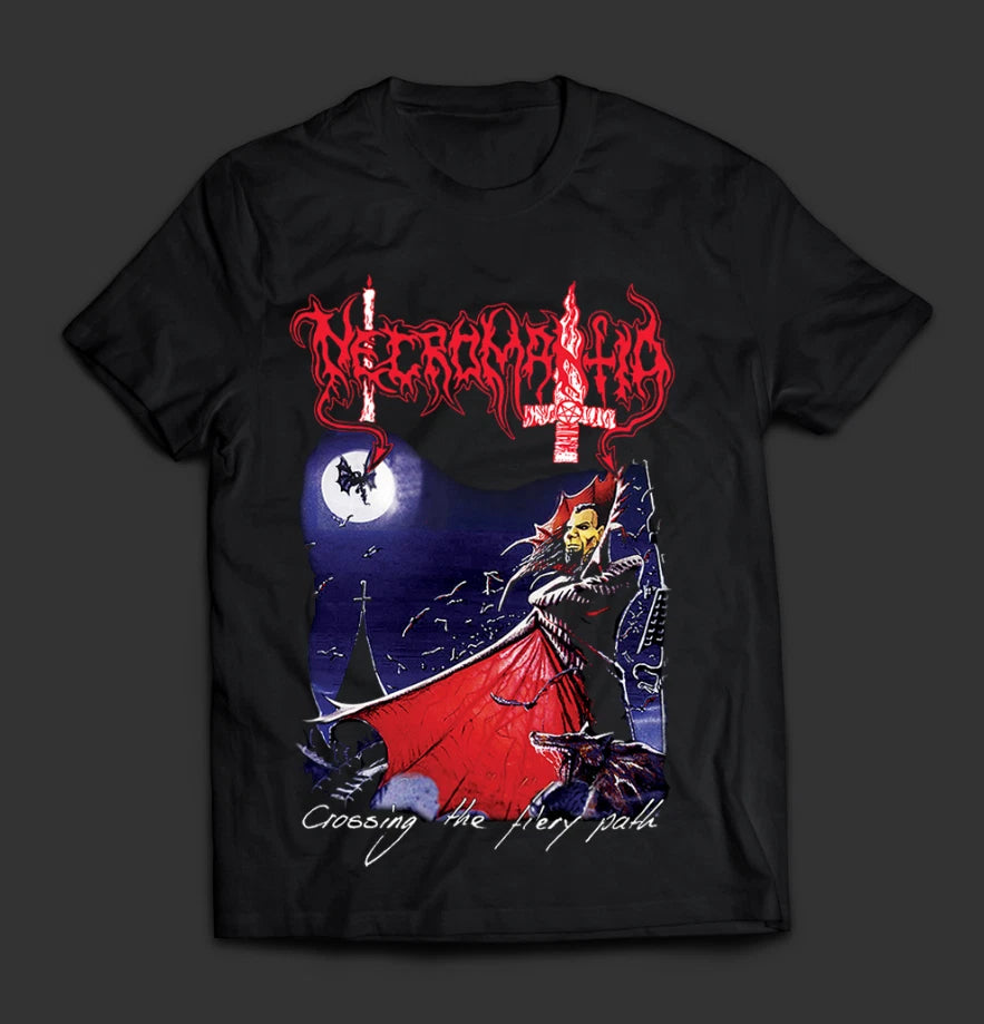 NECROMANTIA – Crossing the Fiery Path into the Realm of Shadows shirt two sided