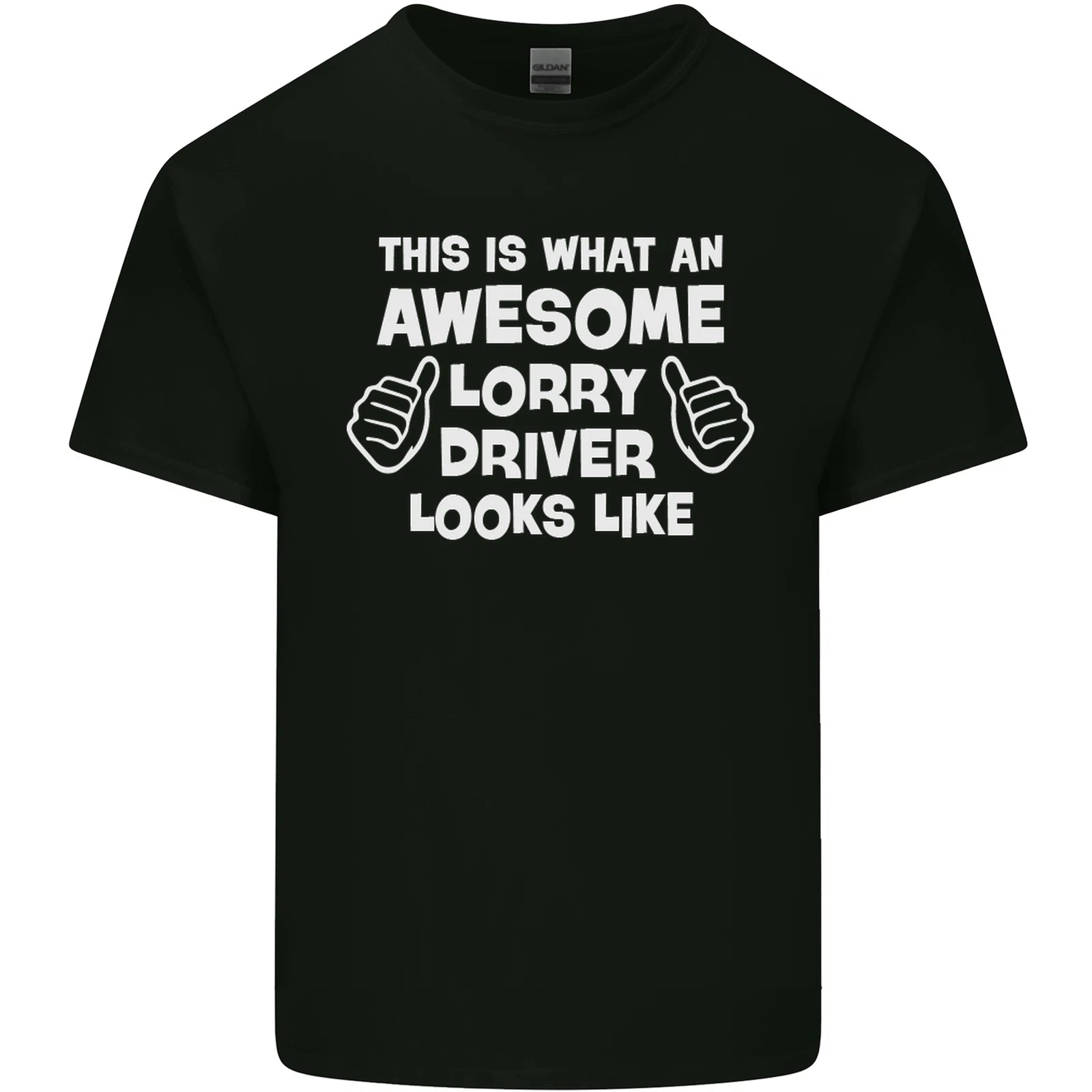 This Is What an Awesome Lorry Driver Looks Mens Light Cotton T-Shirt