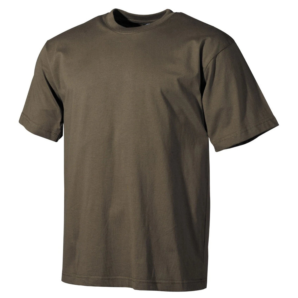 Mfh T-Shirt Military Men's T-Shirt Olive