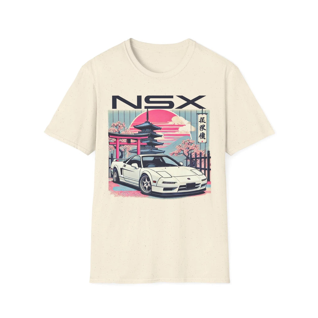 NSX JDM Japanese Pagoda Torii Cherry Blossom Mt Fuji Graphic T-Shirt