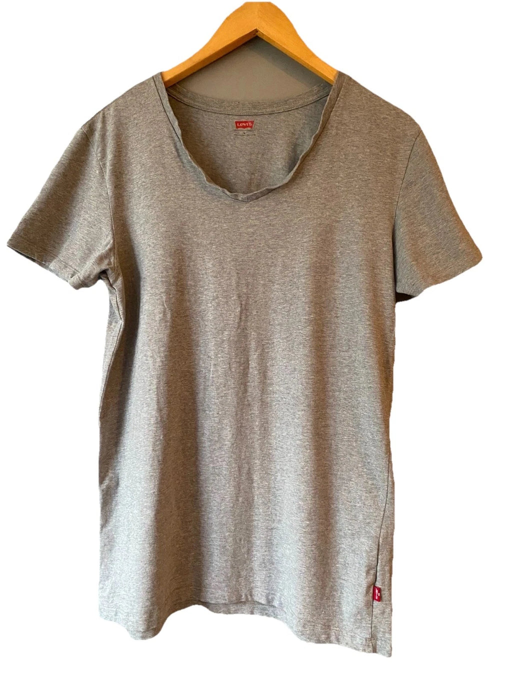 Levi’s Gray T-Shirt Men’s Size L Casual Short Sleeve Cotton Top