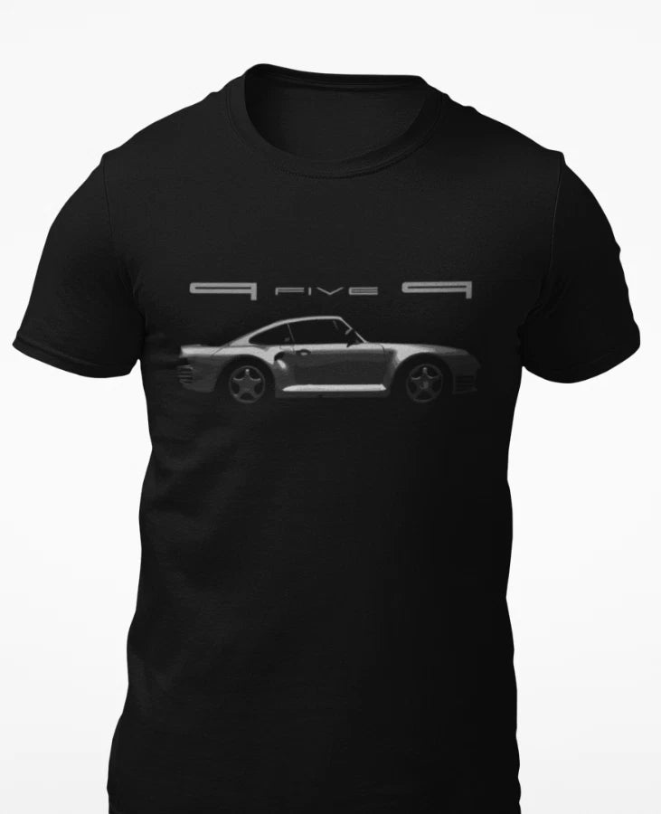 Retro 959 Twin Turbo Supercar Short-Sleeve Unisex T-Shirt