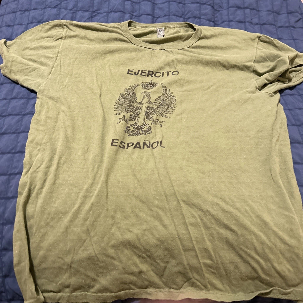 Spain Vintage Military Shirt Ejercito Espanol 80s 90s