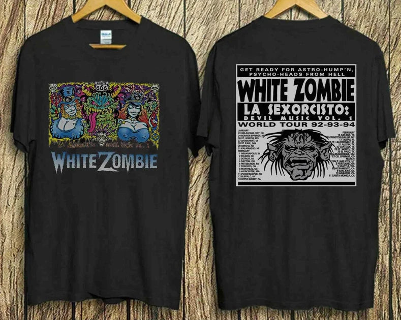 Rare Vintage White Zombie La Sexorcisto Devil T Shirt, Music t shirt