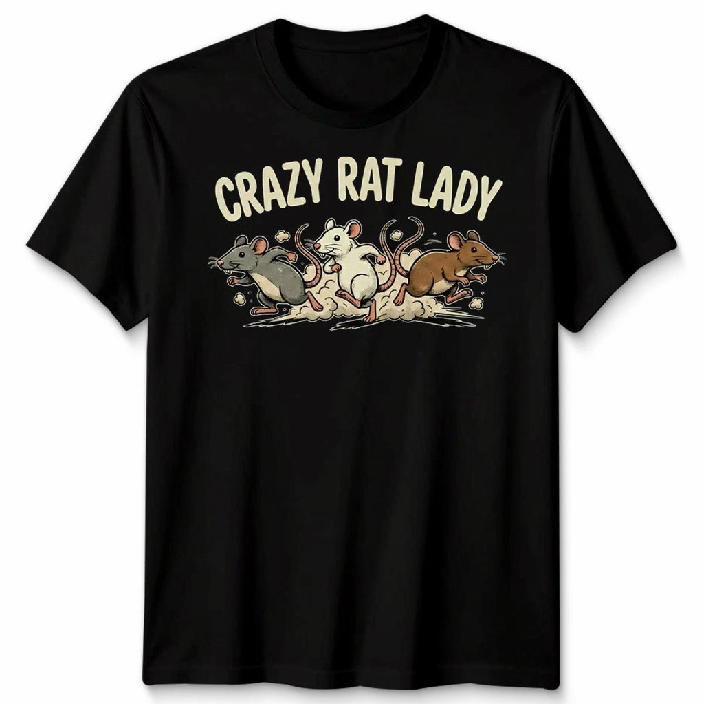 Crazy Rat Lady Rats Rodent Pet Owner Graphic Men’s T-Shirt Women’s Tee