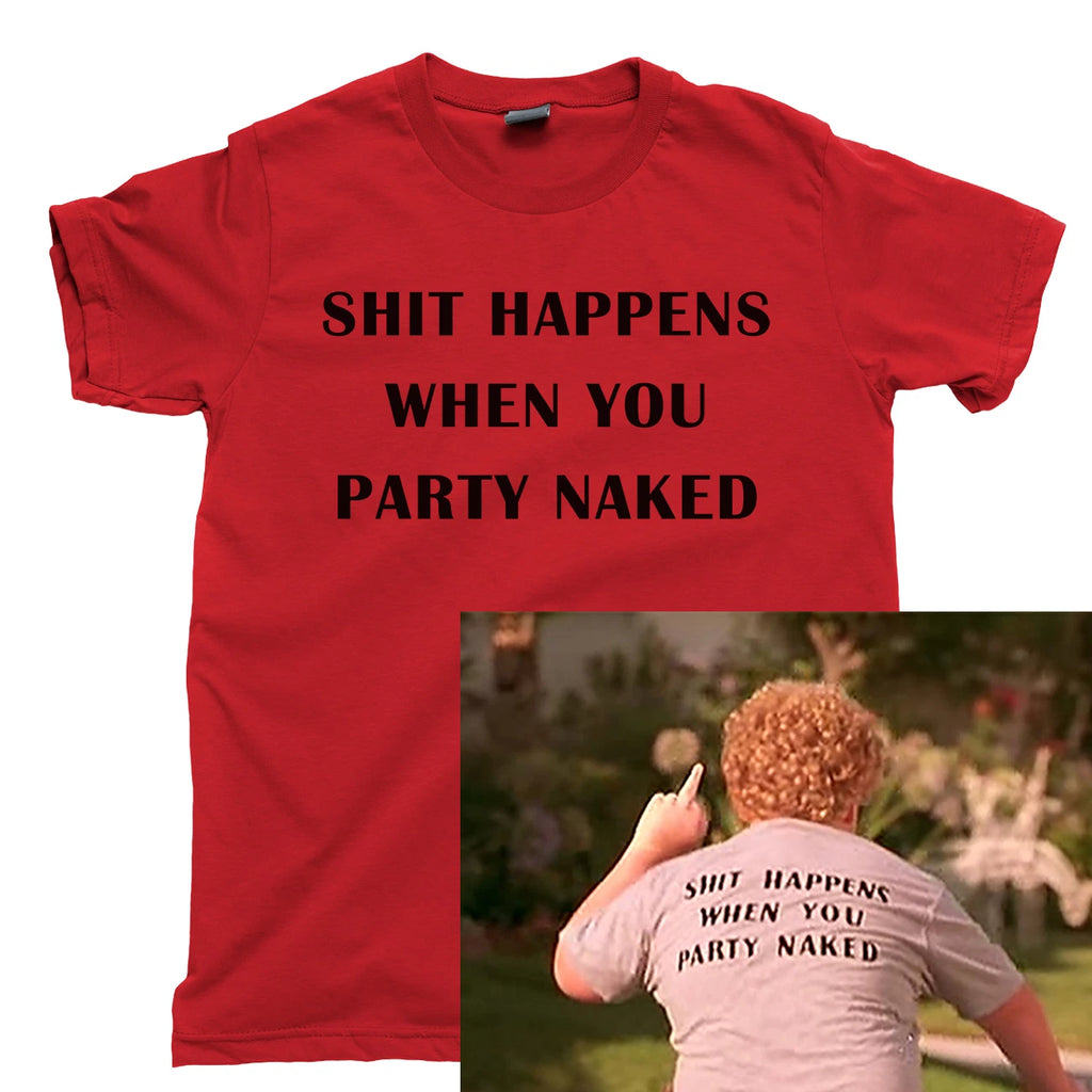 BAD SANTA 2 T Shirt Drunk Sh!t Happens Party Naked Thurman Merman Sandwiches Tee