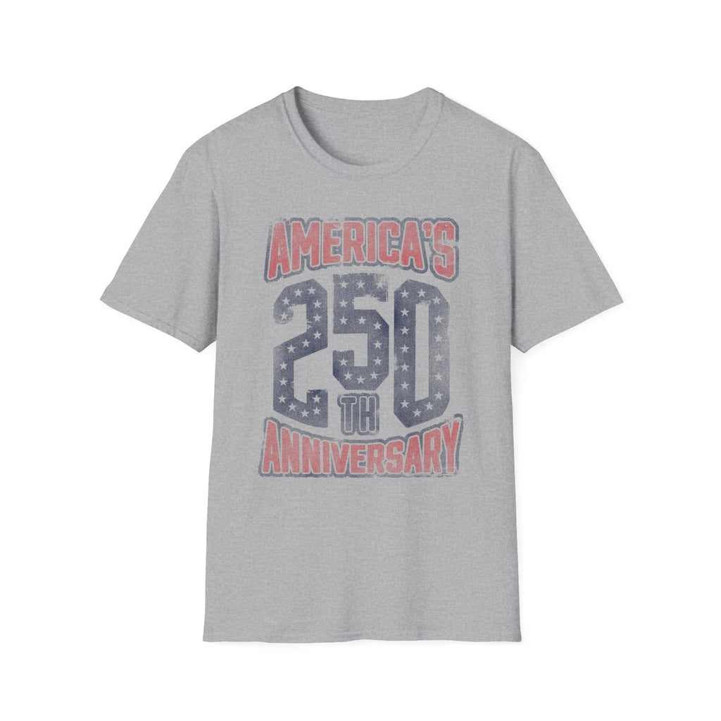 America's 250th Anniversary T-Shirt Vintage Patriotic USA 250 Celebration Tee