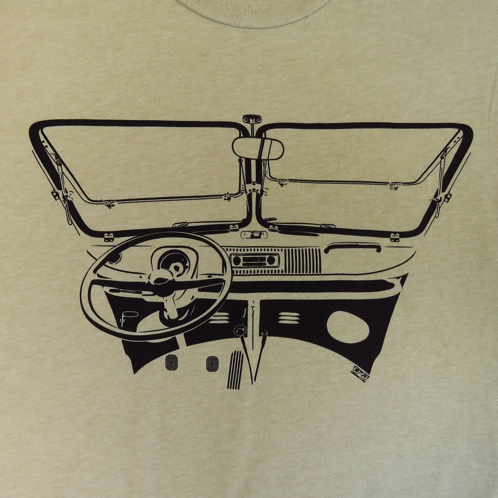 CLASSIC BUS VEE DUB DASHBOARD T-shirt 1959 1960 1961 1962 1963 1964 1965 1966 67