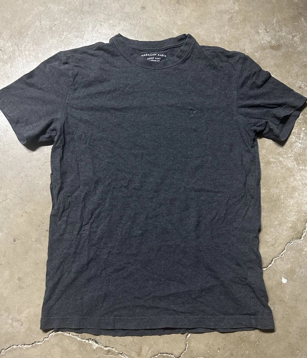 Men’s Small American Eagle Dark Gray Soft T Shirt Short Sleeve