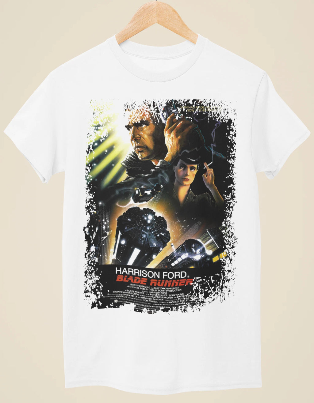 Blade Runner - Movie Poster Inspired Unisex White T-Shirt