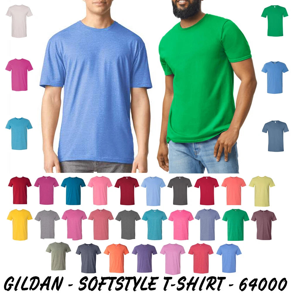 Blank Gildan - Softstyle T-Shirt-64000 Basic Unisex Classic Fit T-Shirt