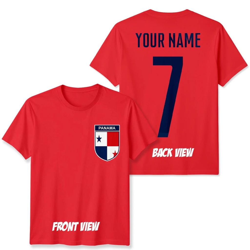 Personalised Panama Football Unisex Kids T-Shirt Name Number Tee #WC