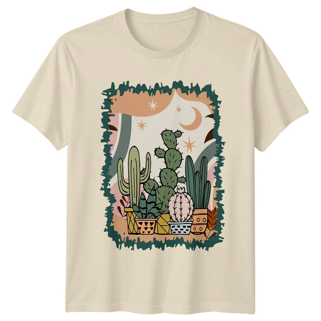 Cactus Succulent T-Shirt Desert Plant Gardening Gift For Him And Her
