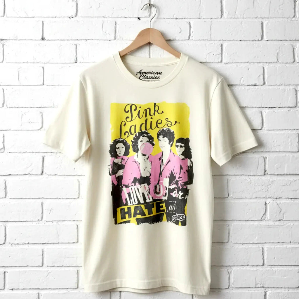 Grease Pink Ladies Love or Hate Us Men's T Shirt