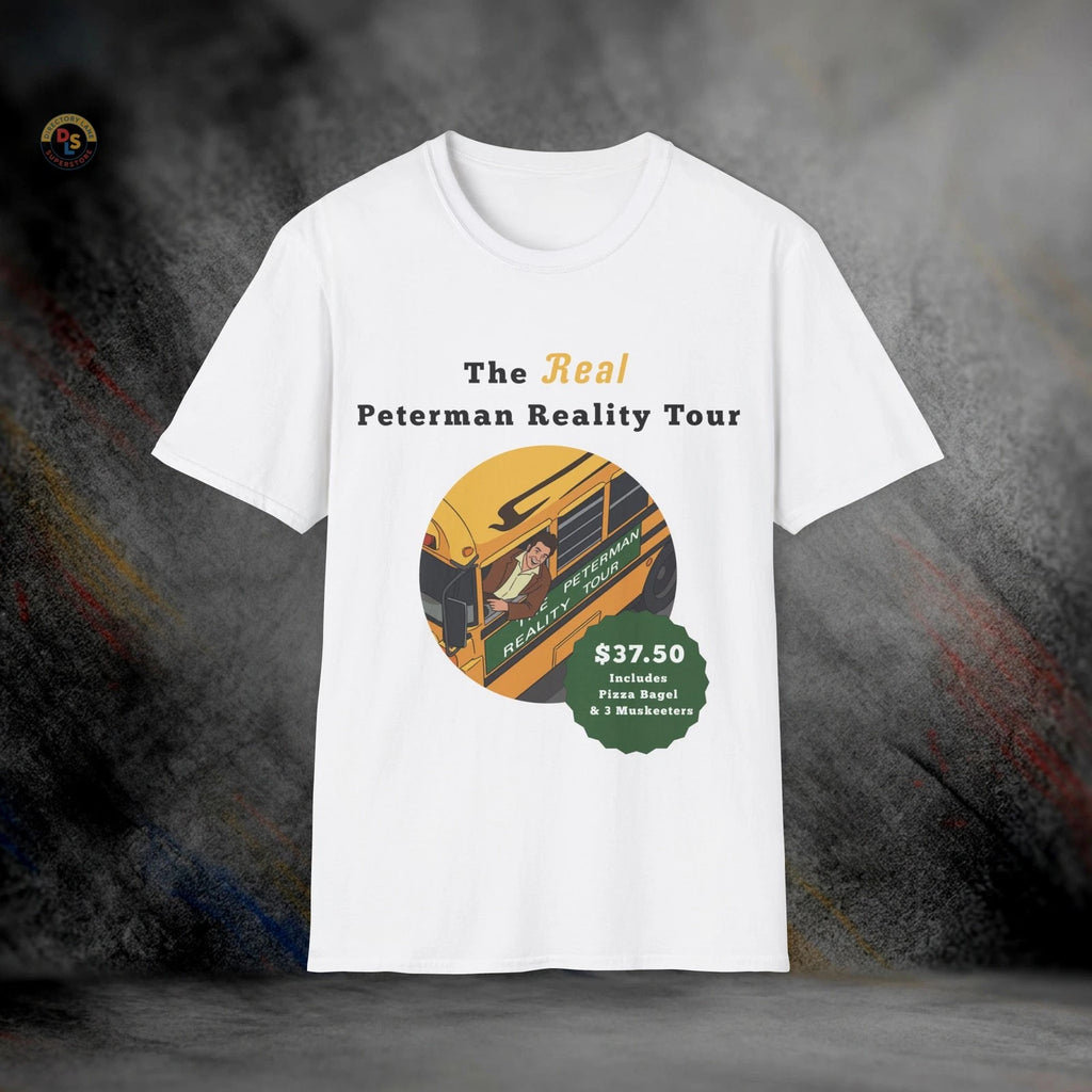 Real Peterman Reality Tour Seinfeld T-Shirt | Softstyle Tee