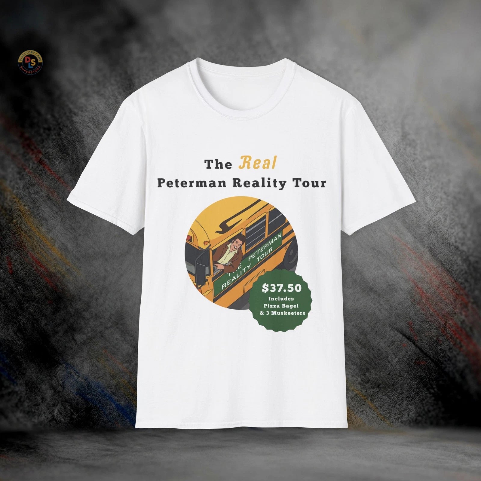 Real Peterman Reality Tour Seinfeld T-Shirt | Softstyle Tee
