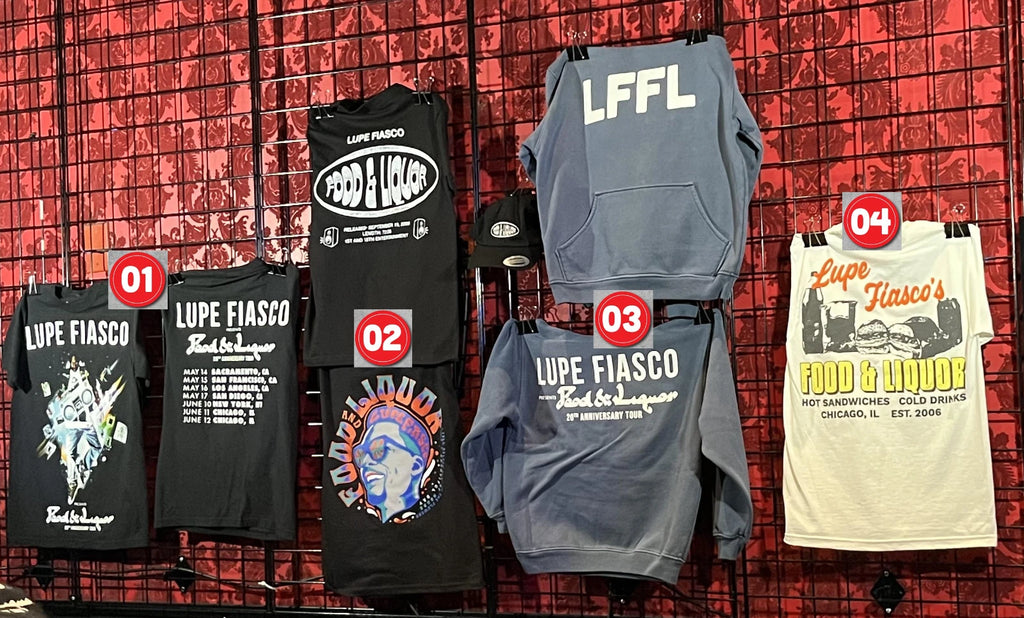 Lupe Fiasco Food and liquor Tour 2026 Tee, T-shirt Reprint
