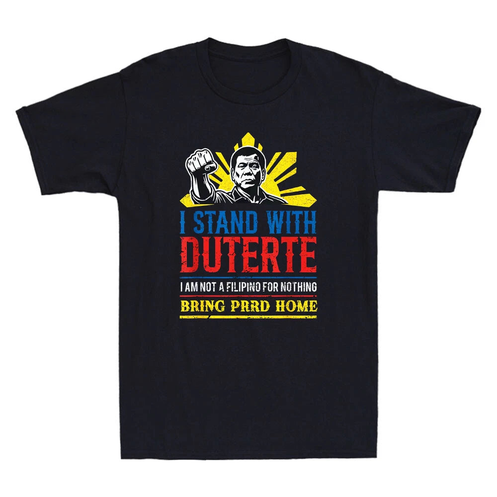 Support Duterte – Stand With Duterte Against ICC Charges Vintage Men's T-Shirt