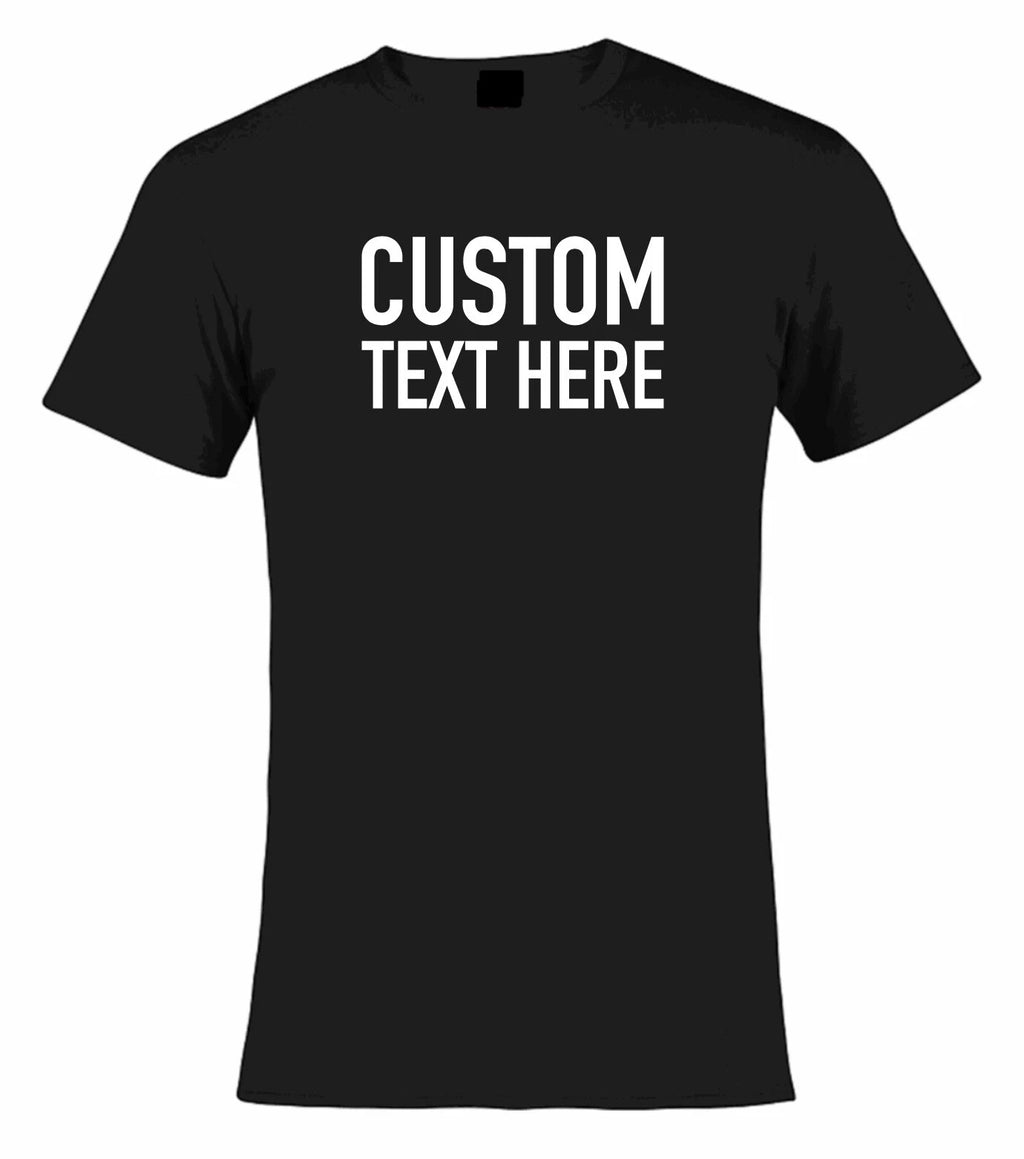 Custom Company Logo Text Personalized Shirt Mens Size Small Medium Large XL