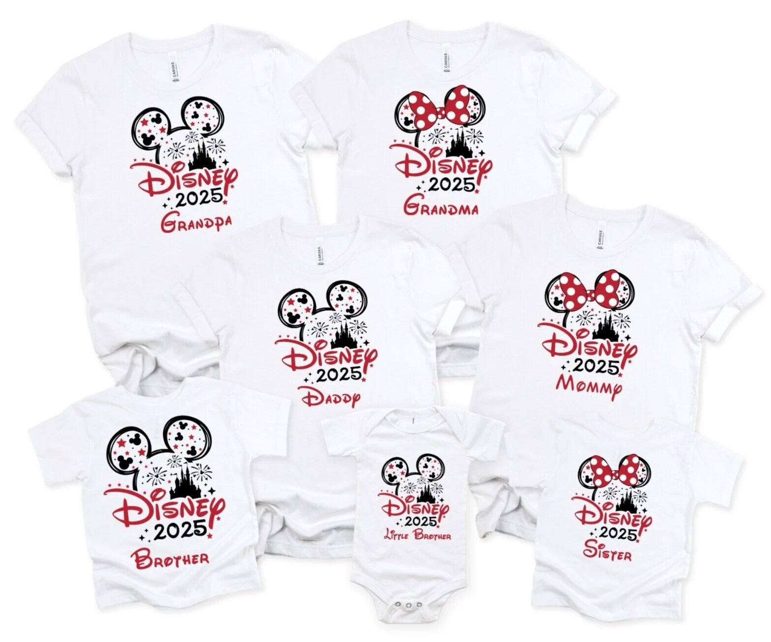 2026 Disney Family Vacation Trip T-Shirt Disneyworld TShirt Disneyland Matching