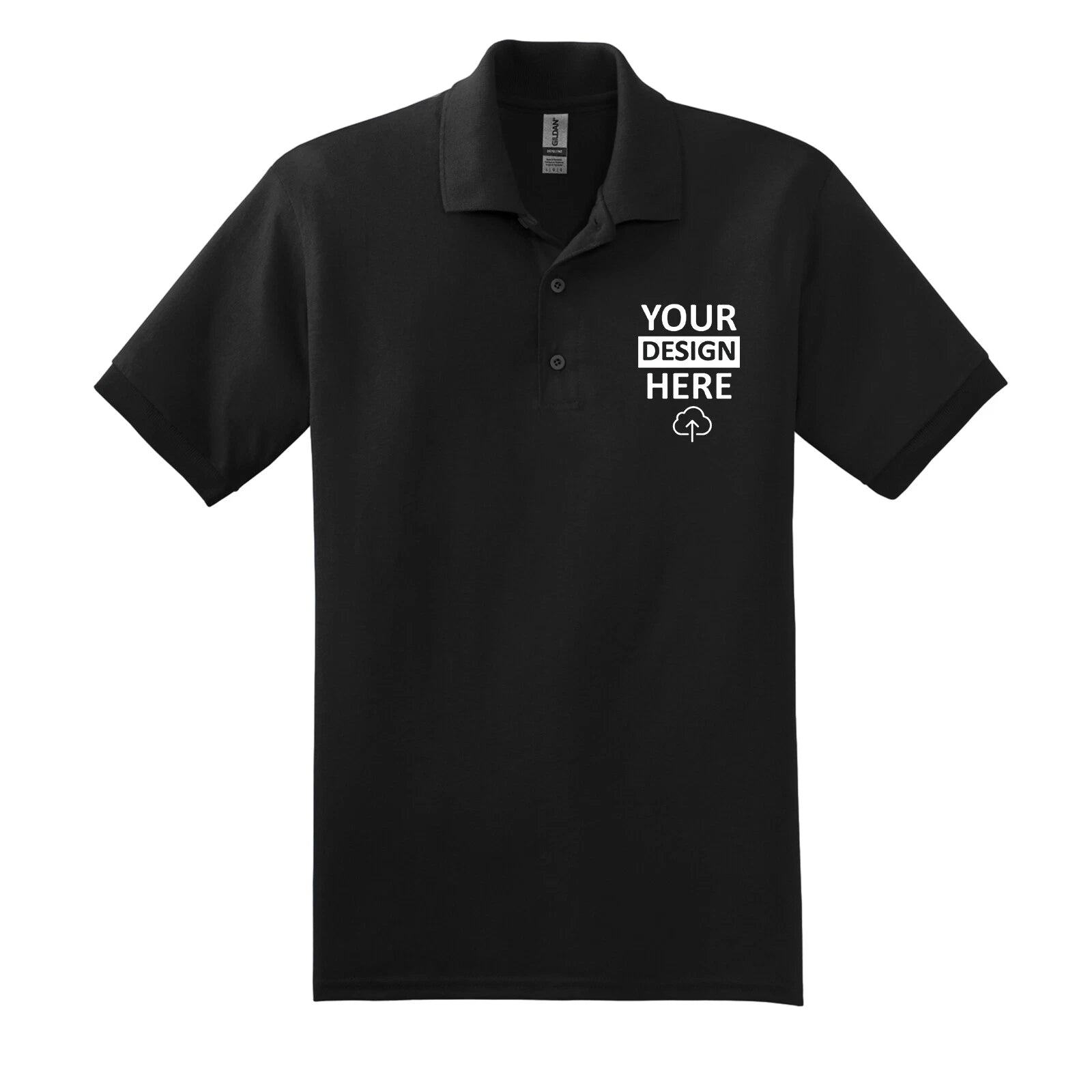 Personalized Customized Polo Your Logo Photo & Text Men's Shirt USA New Gift Tee