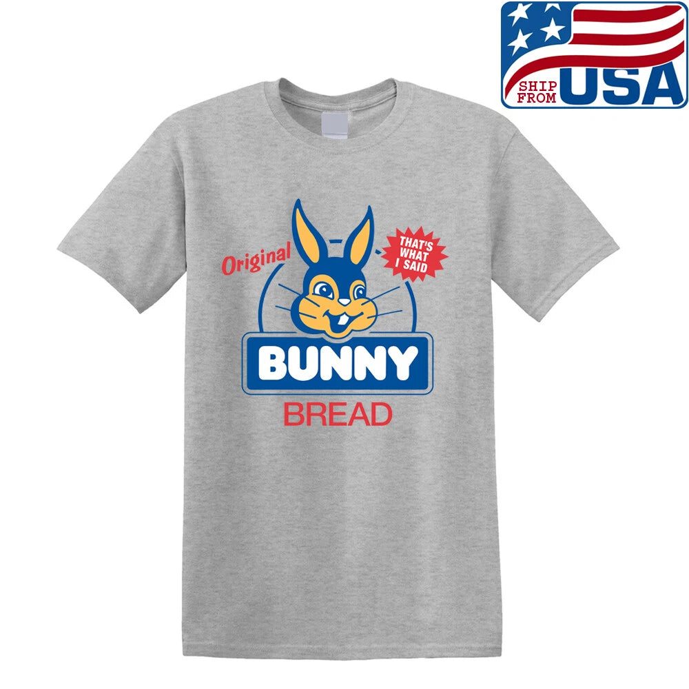 Bunny Bread Men's Grey Size S to 5XL