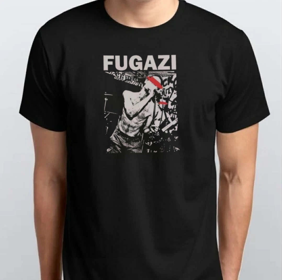 FuGazi Retro Graphic Unisex T-SHIRT S M L XL XXL 3 4 XL Black