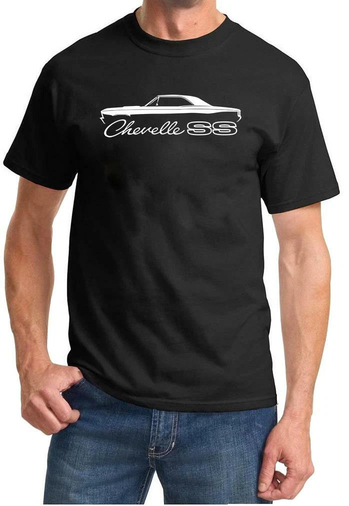 1967 Chevelle SS Hardtop Classic Outline Design Tshirt NEW