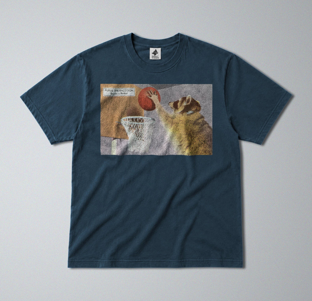 100% Cotton Tee - Regular Fit - Unisex - Funny Raccoon Print - Cute Animal