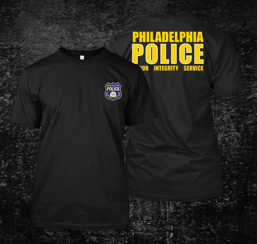 philadelphia Police -  Custom front and back tee