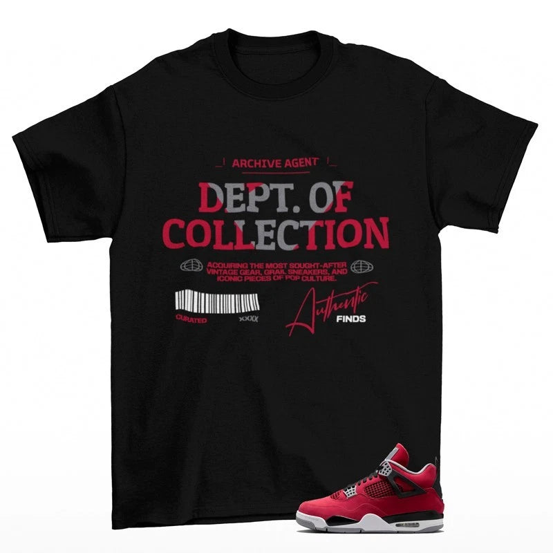 Archive Sneaker Shirt Black to Match Jordan 4 Toro FQ8138-600