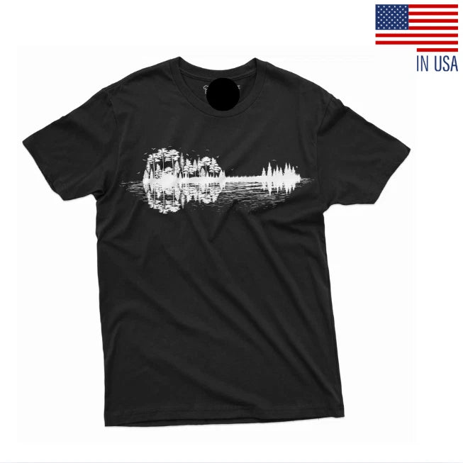 Nature Guitar T-shirt Musician Music Lover band Tee Country Music Guitarist tee