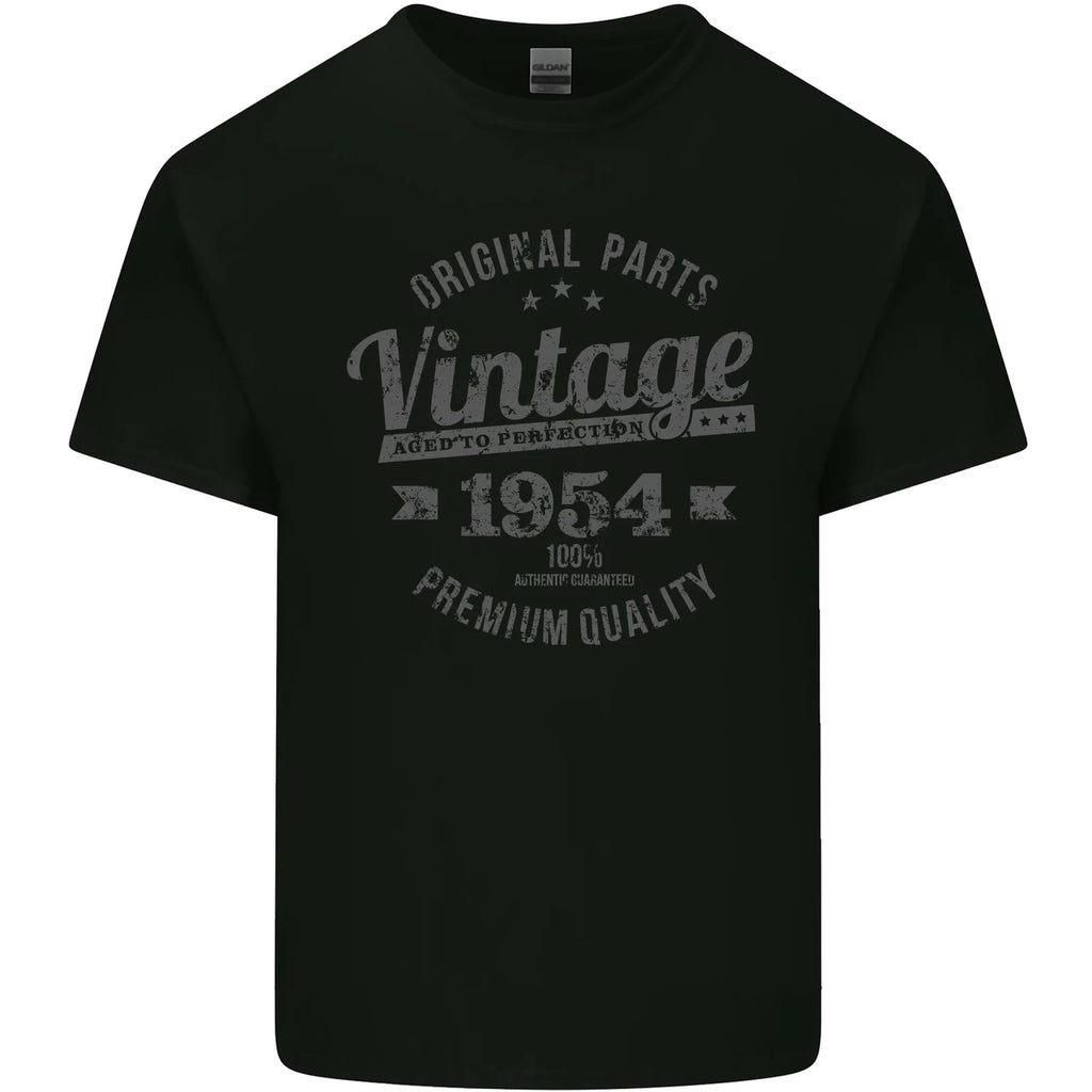 Vintage Year 72nd Birthday 1954 Mens Cotton T-Shirt Tee Top