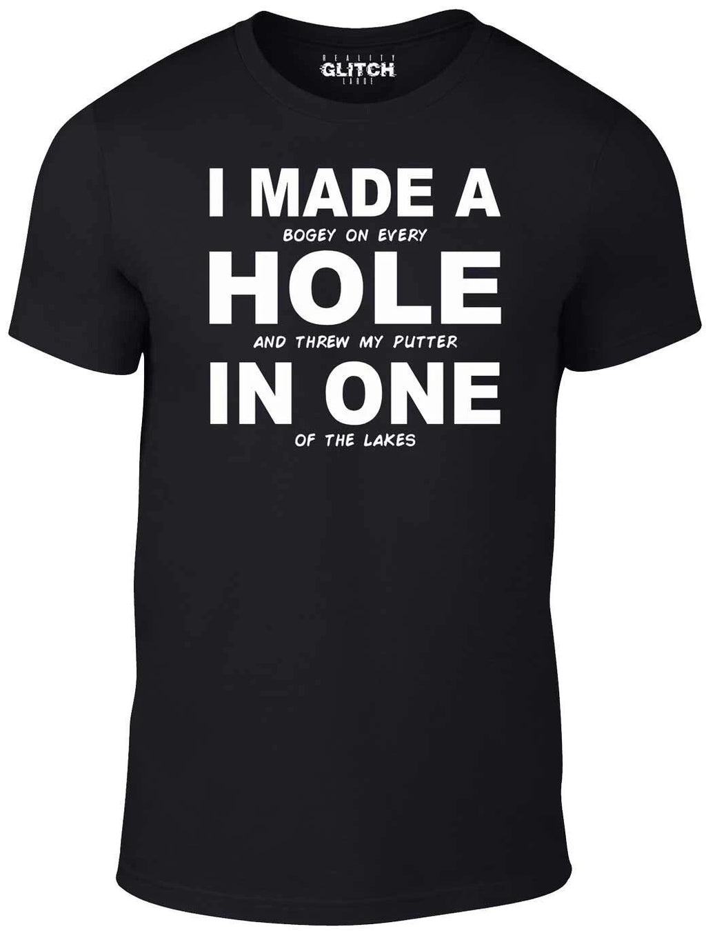 Hole in One T-Shirt - Funny t shirt retro golf joke club sport course masters US