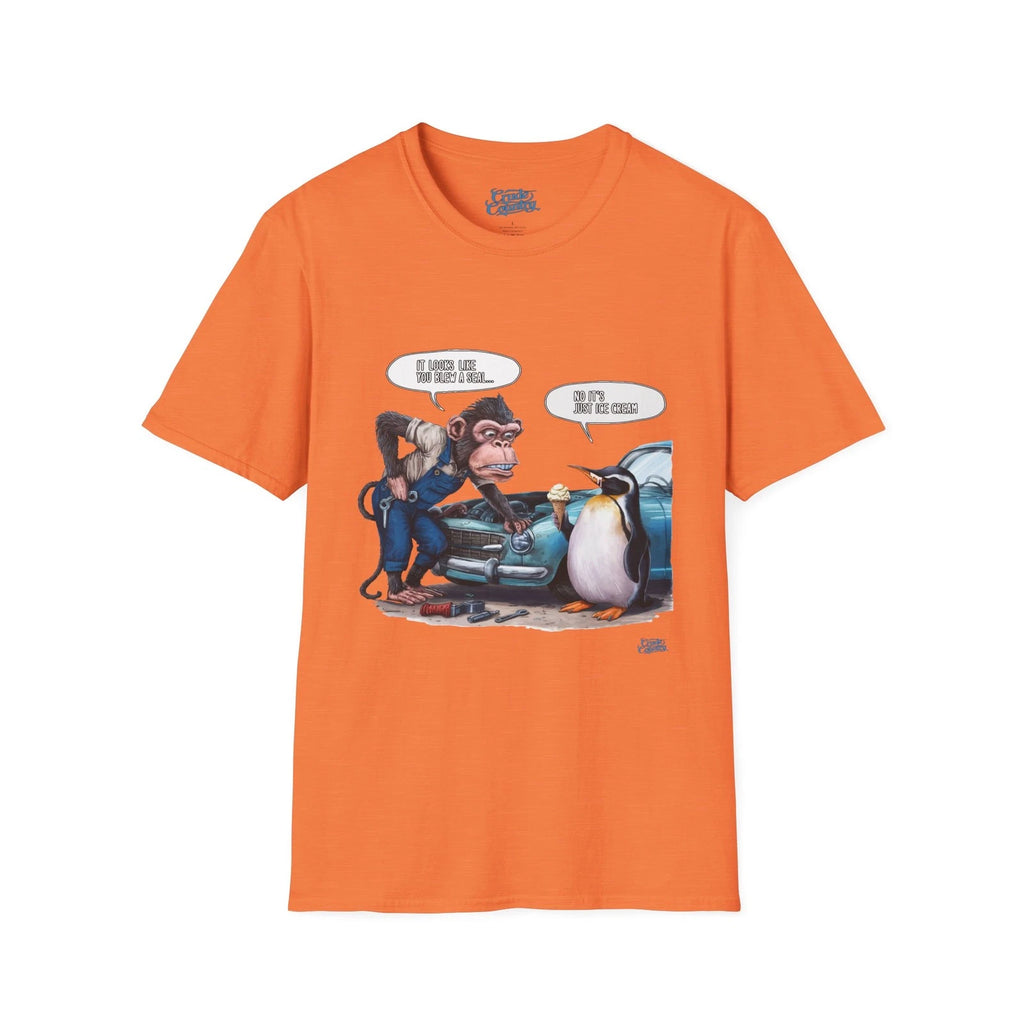 It Looks Like You Blew a Seal Monkey/Penguin - Gildan Unisex Soft-style T-shirt