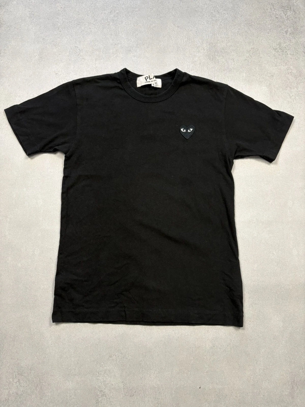 Comme des Garçons Play Black Heart Logo T-Shirt Men’s Size S Japan CDG Play Y2K