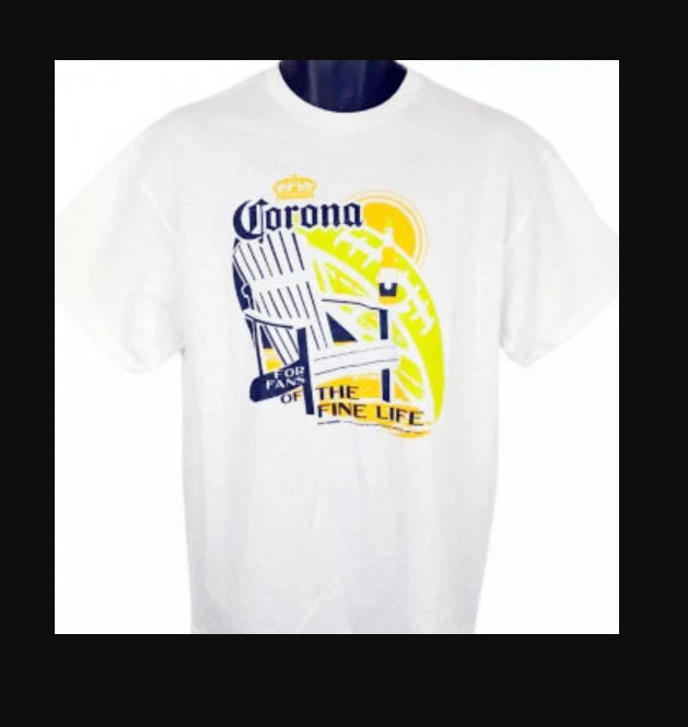 New Corona Beer T Shirt Mens Size XX-Large For Fans Of The Fine Life Cotton 2XL