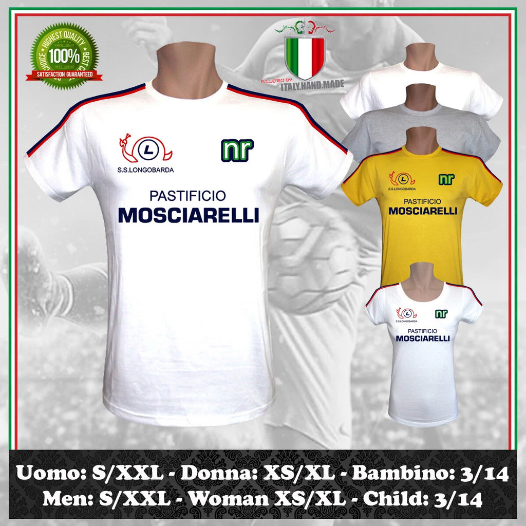 S.S LOMBARD FOOTBALL TEAM BANFI INSPIRED SOCCER T-SHIRT MEN WOMEN CHILD