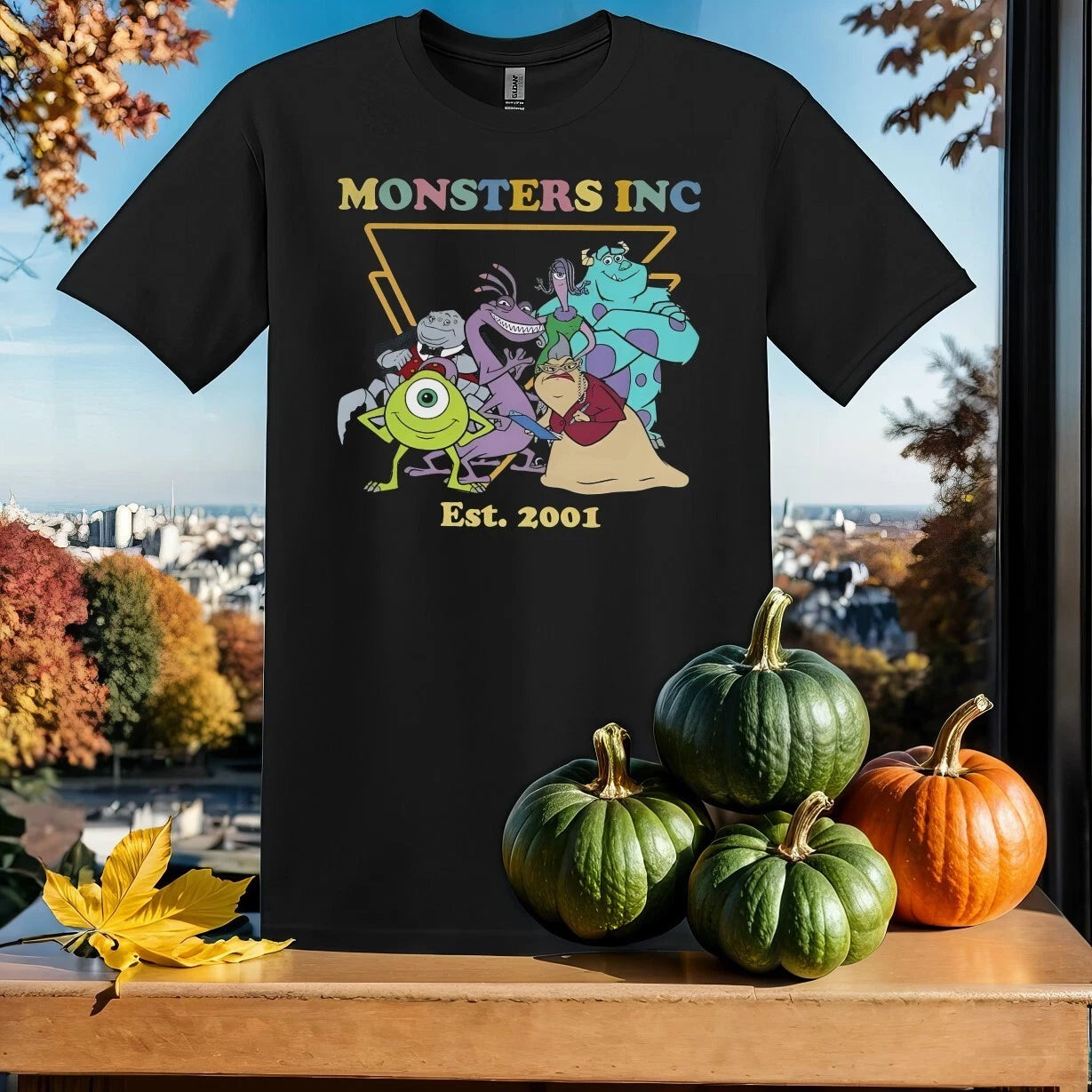 Pixar Monsters Inc. Characters T-shirt T shirt Men Women Unisex Tshirt SY560