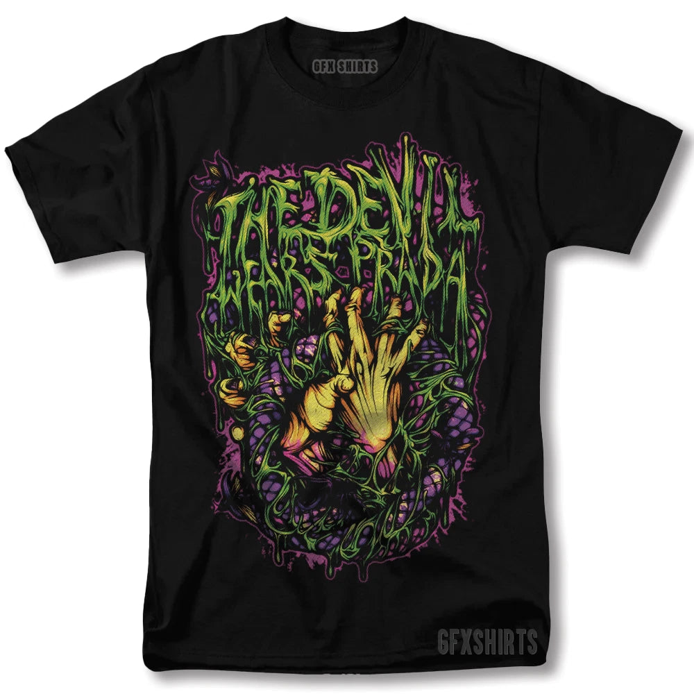 The Devil Wears Prada Shirt Rock Concert Tour Vintage Graphic Design T-Shirt