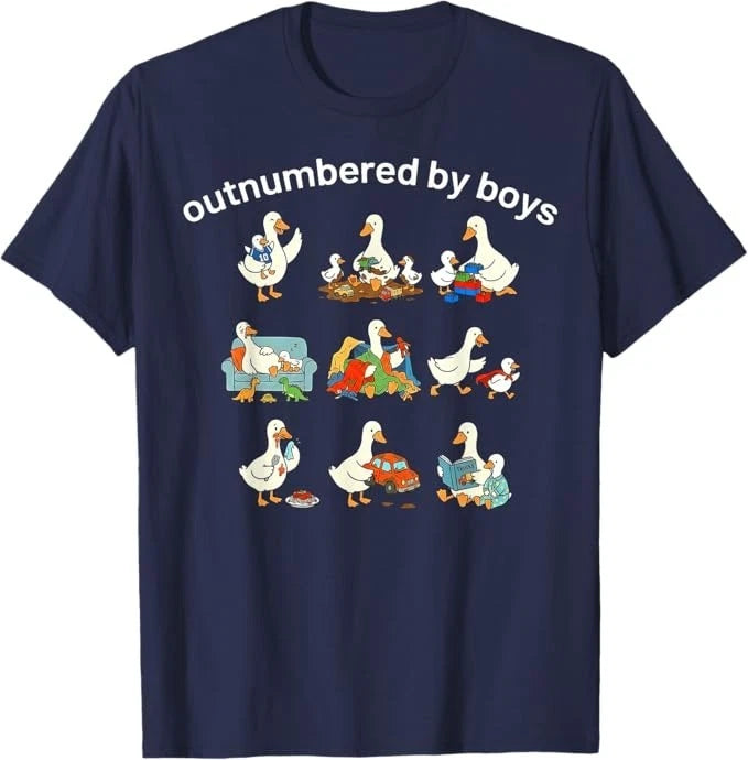 Outnumbered by Boys T-Shirt